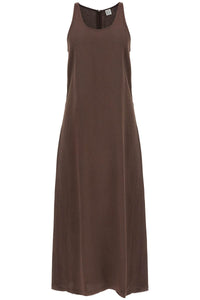 maxi crepe sablé dress 244 WRD4142 FB0240 CHOCOLATE