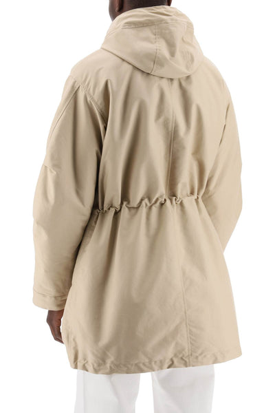 padded parka 'the brown 245CO017 1517 BEIGE