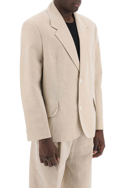 "single-breasted jacket titled the 245JA045 1546 BEIGE