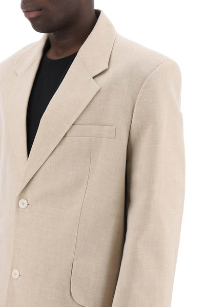 "single-breasted jacket titled the 245JA045 1546 BEIGE