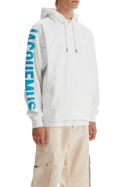 le hoodie typo hoodie 245JS234 2341 MULTI-WHITE