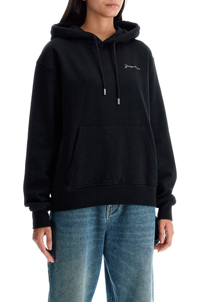 hooded sweatshirt 'the emb 245JS310 2120 BLACK