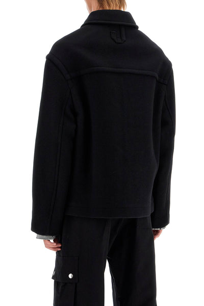 short coat the short court coat 246CO039 1614 BLACK