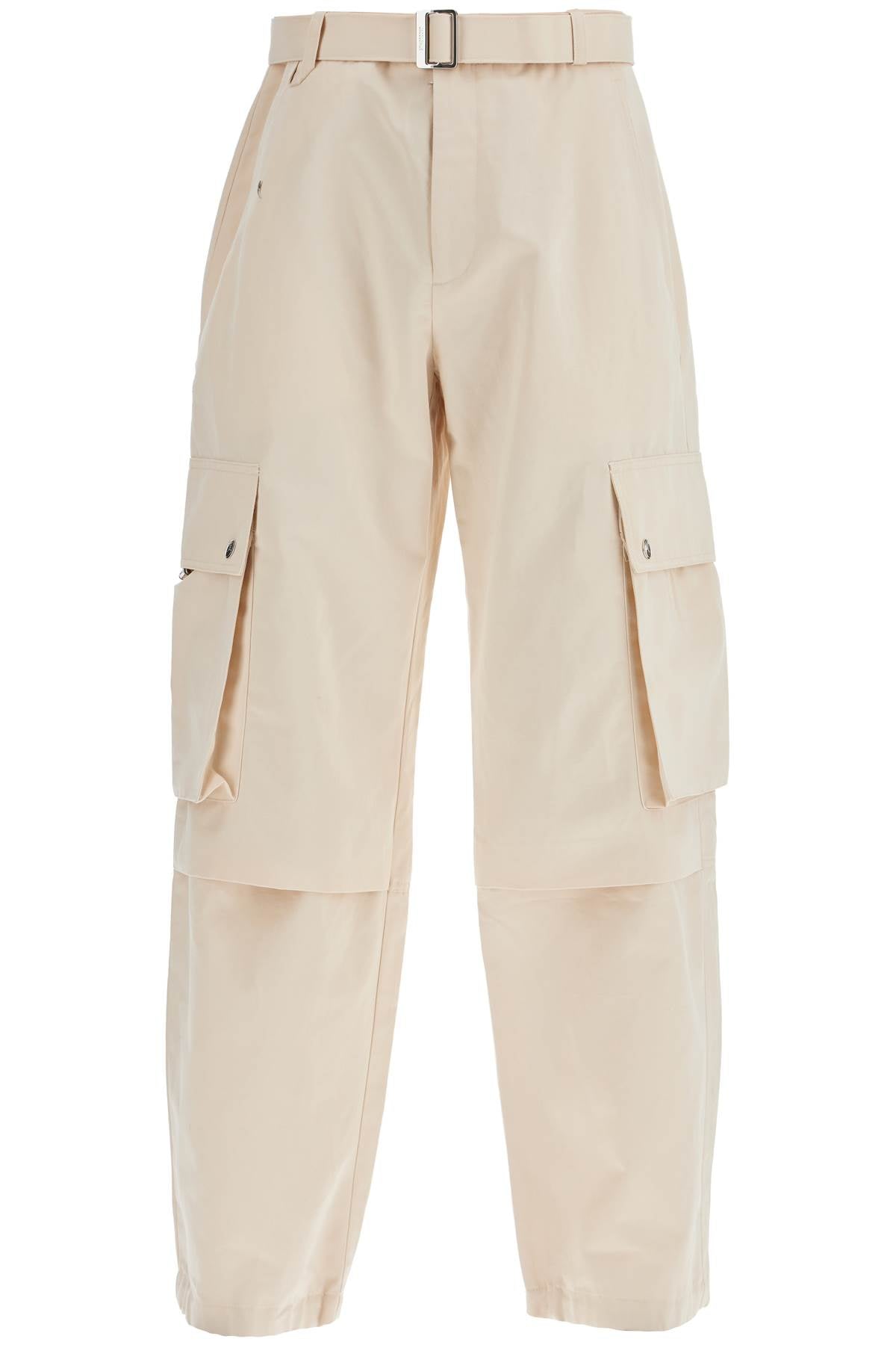 cargo gabardine trousers in eight 246PA097 1534 BEIGE