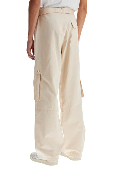 cargo gabardine trousers in eight 246PA097 1534 BEIGE