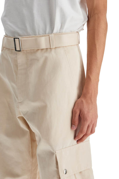 cargo gabardine trousers in eight 246PA097 1534 BEIGE