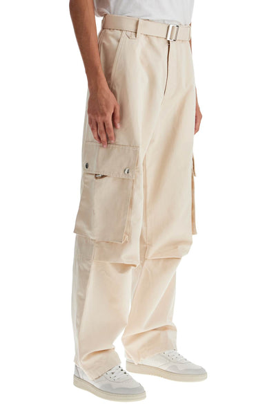 cargo gabardine trousers in eight 246PA097 1534 BEIGE