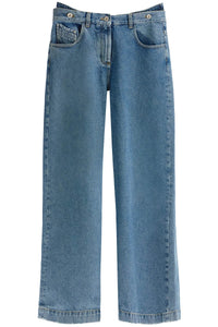 layered baggy jeans 247WCP190D049 LIGHT BLUE DENIM
