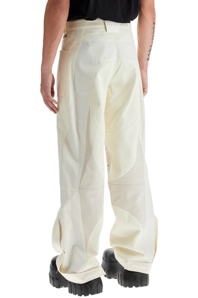 MUGLER patchwork cargo pants with 24F1PA04572004 OFF WHITE SNOW | Italystation.com - Shop Now at italystation.com