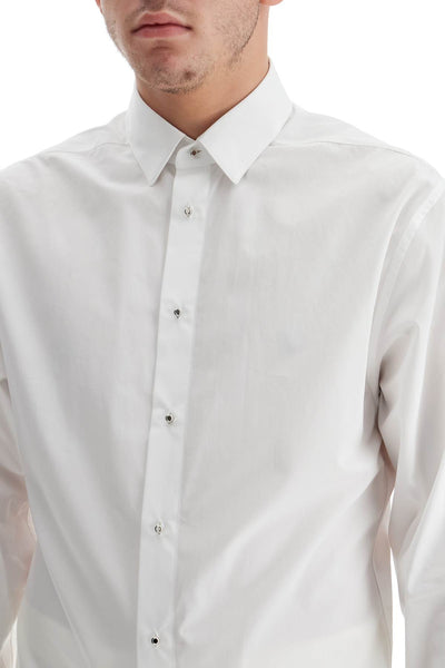 poplin shirt for men 24F1TO0723299 OFF WHITE