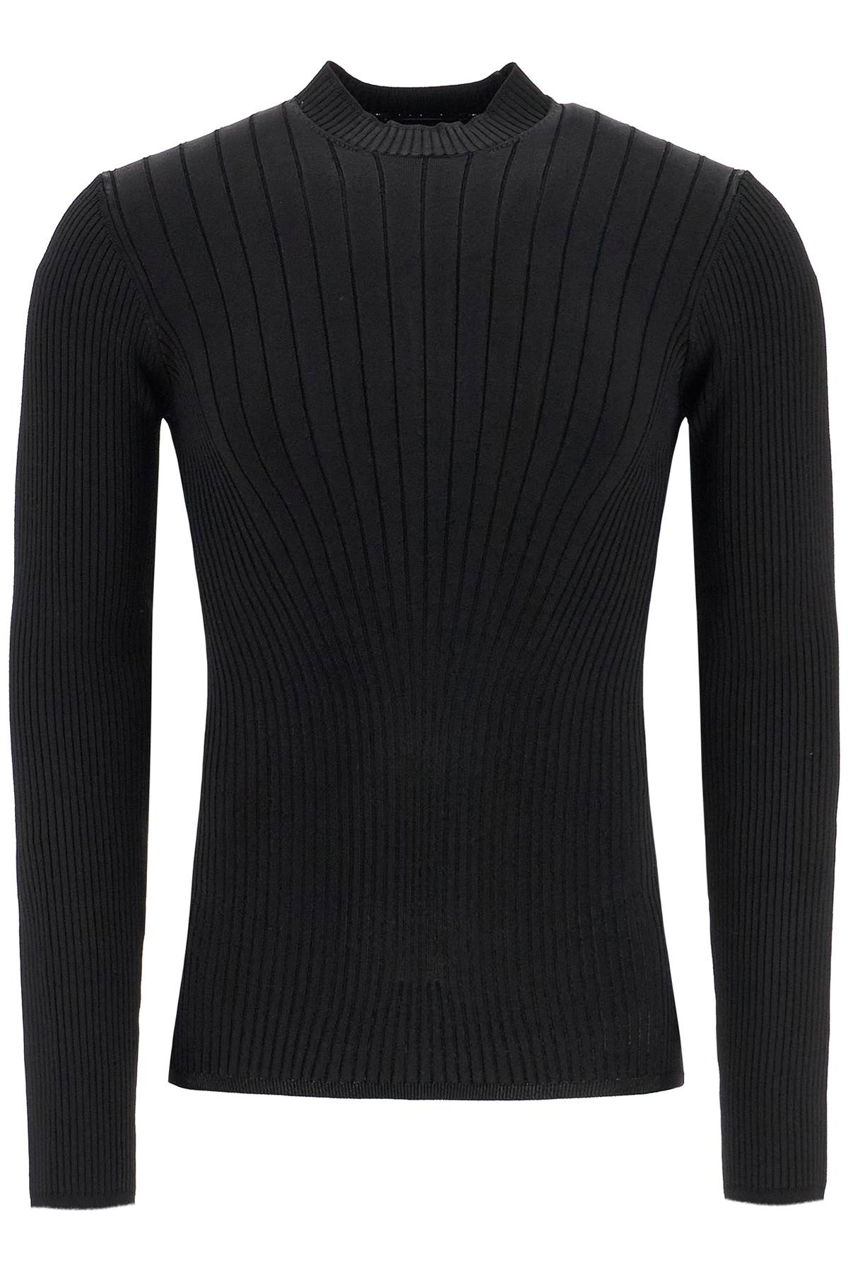 fitted long-sleeved top 24F2TO07381116 BLACK