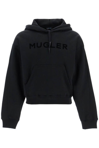 fleece sweatshirt with 24F3SW0078640 BLACK