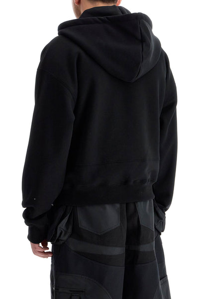 fleece sweatshirt with 24F3SW0078640 BLACK