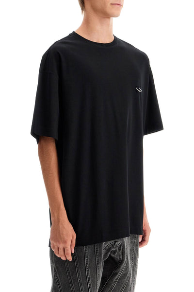 "oversized t-shirt 24F3TS0104274 BLACK