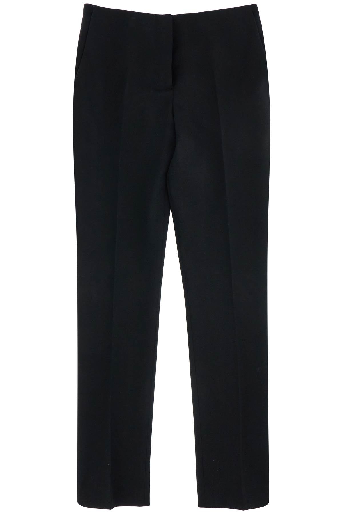 woolen cigarette pants for women 250WCP00182WWW046AA BLACK | Italystation.com