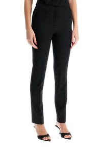 woolen cigarette pants for women 250WCP00182WWW046AA BLACK | Italystation.com