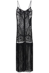 THE ATTICO embroidered tulle midi dress 250WCW00202PLL001RA | Italystation.com - Shop Now at italystation.com