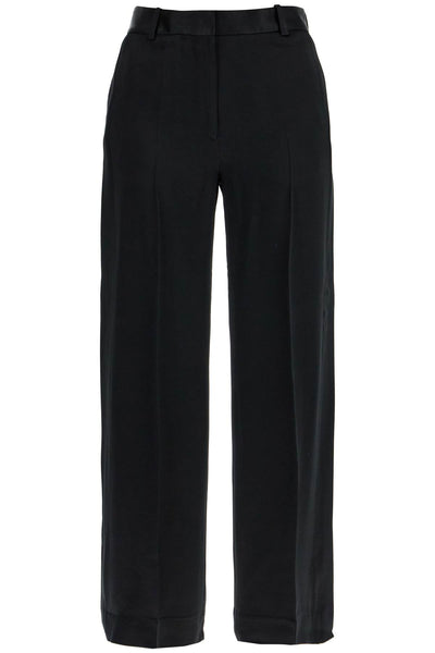 high-waisted loose black pants with side openings 251 WRB4483 FB0344 BLACK | Italystation.com