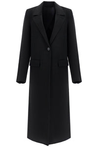 classic doublé long black wool coat 251 WRO4725 FB0006 BLACK