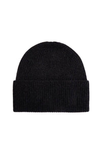 charcoal melange ribbed wool beanie 251 WSH0034 YA0004 CHARCOAL MELANGE