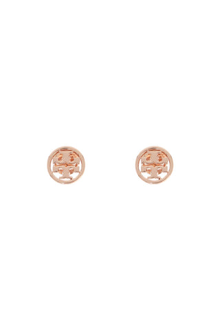 miller button earrings in italian style 26222 ROSE GOLD