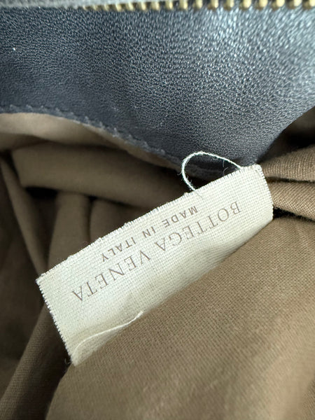 Bottega Veneta Intrecciato Shoulder Bag 161314 grey