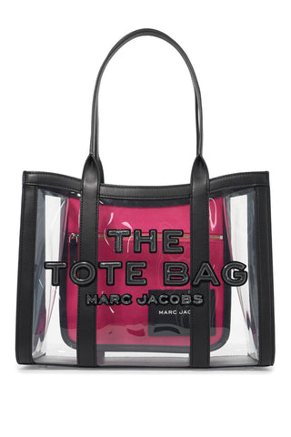 the clear medium tote bag - b 2P4HTT046H03 BLACK