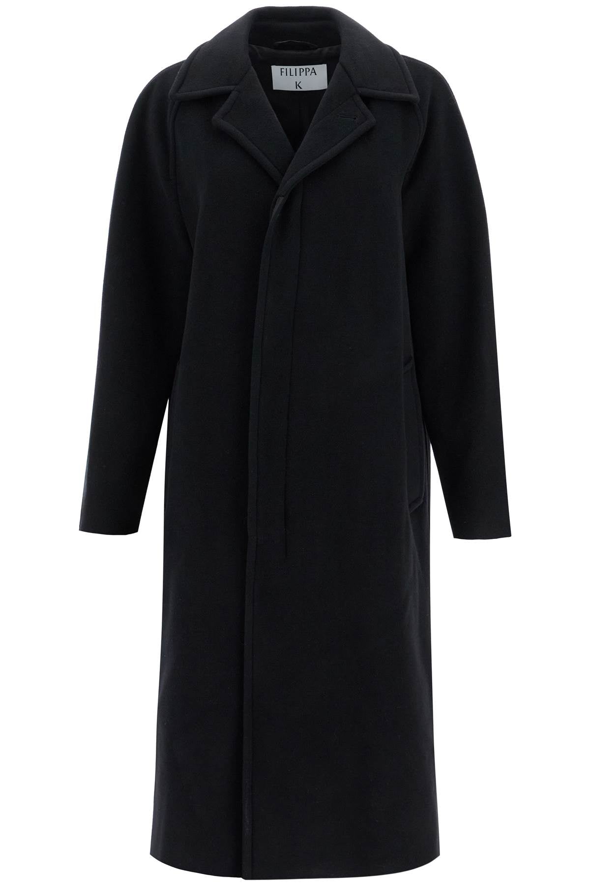 woolen car coat for 30721 BLACK