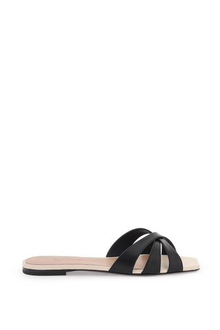 "nerea cross-strap slide 324SN00150950997 SIERRA BLACK