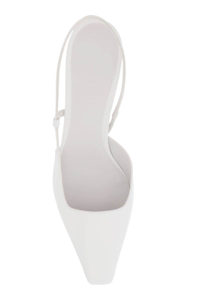 slingback patent leather dé 324W3001J0872106 PATENT WHITE