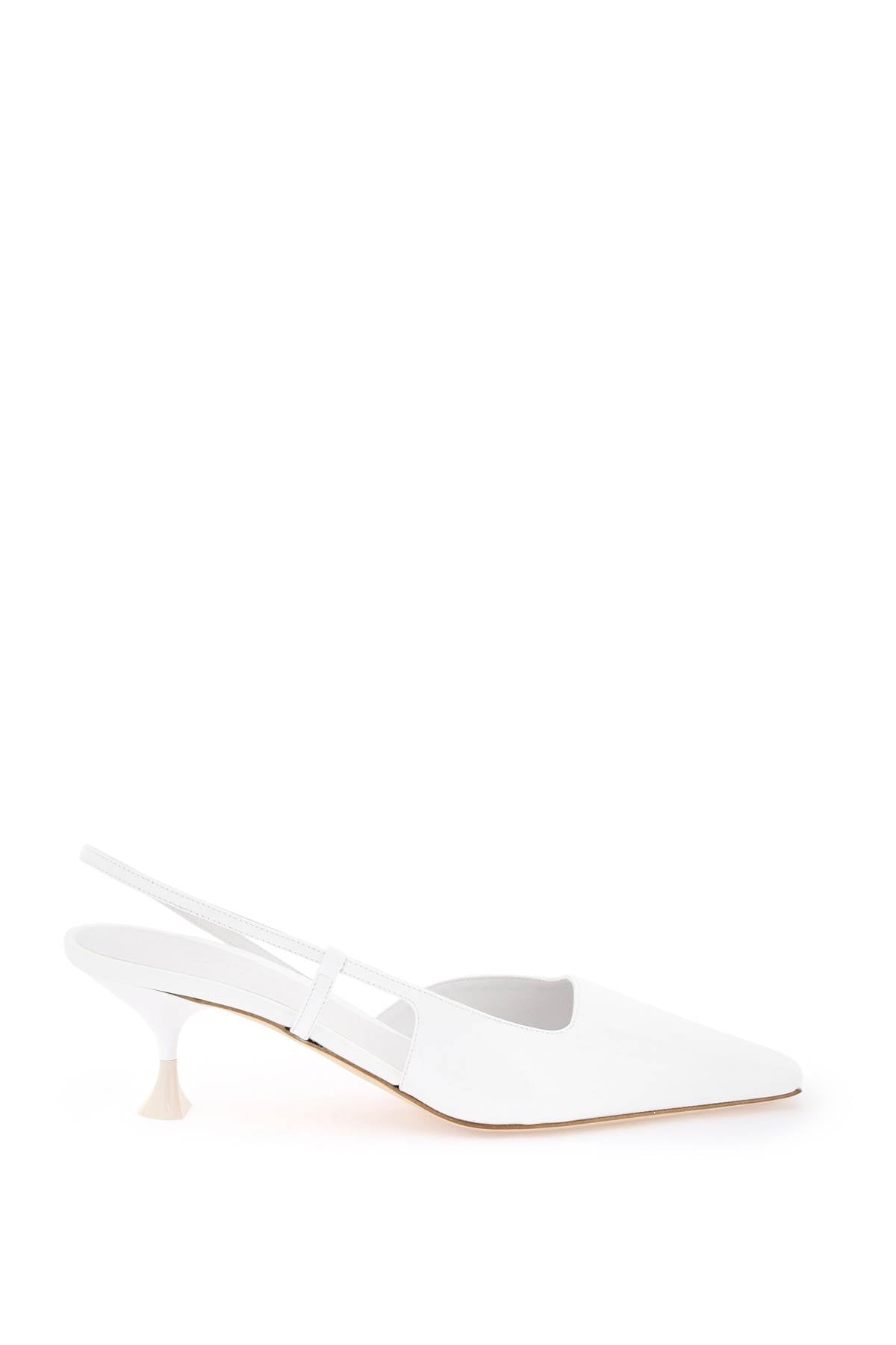 slingback patent leather dé 324W3001J0872106 PATENT WHITE