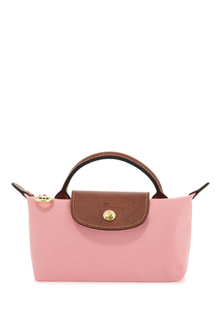 pochette le pliage original poliammide marshmallow compatta con dettagli in pelle 34175089 MARSHMALLOW