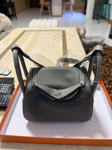 New Hermes mini Lindy touch Gris Meyer phw WAS121TS