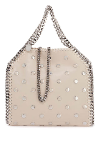 mini falabella tote bag with studs 371223 WP0454 PURE WHITE