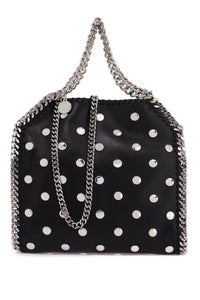 mini falabella tote bag with studs 371223 WP0454 BLACK