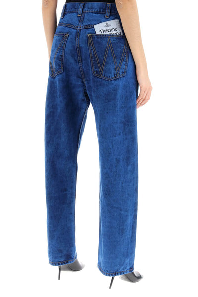 Vivienne westwood straight cut ranch jeans 3902000NW00HY BLUE