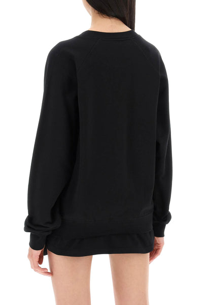 organic cotton sweatshirt 3I010004J006O BLACK