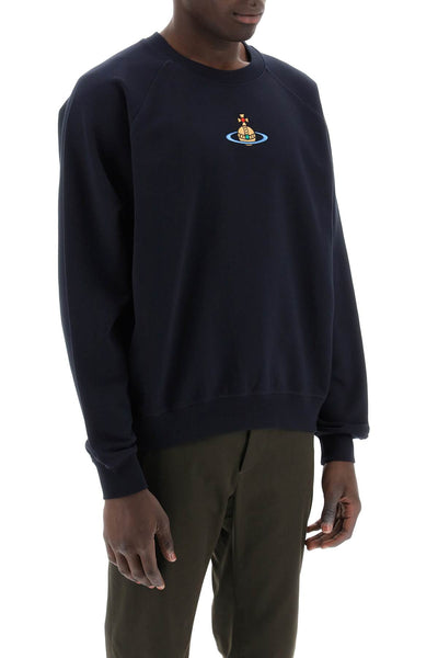 organic cotton sweatshirt 3I010004J006O NAVY