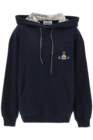 hooded sweatshirt 3I01000NJ006O NAVY