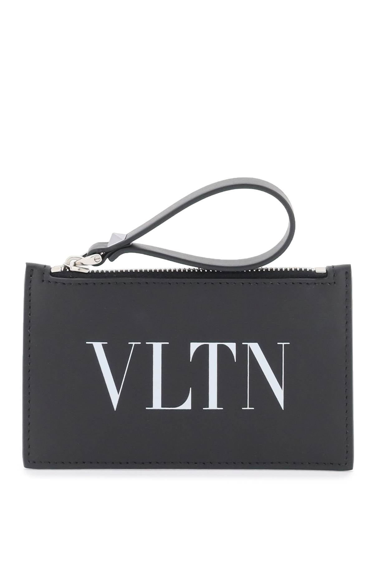 leather vltn cardholder 3Y2P0540LVN NERO BIANCO