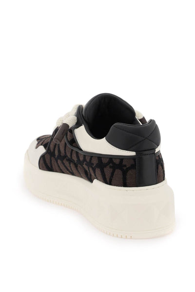 one stud xl low-top sneakers 5Y2S0G37IFF FONDANT-NERO/NERO-IVORY/IVO/IVO/IVO