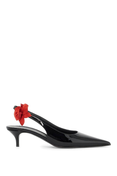 slingback décolleté 407724 BLACK