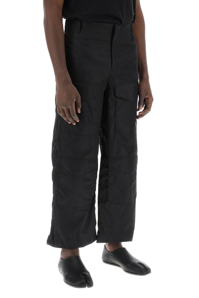 nylon cargo pants for men 4106 1067 BLACK
