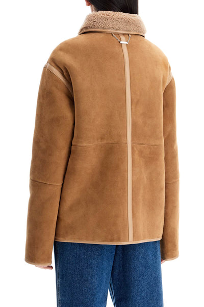 ada reversible shearling jacket 41524 TAN