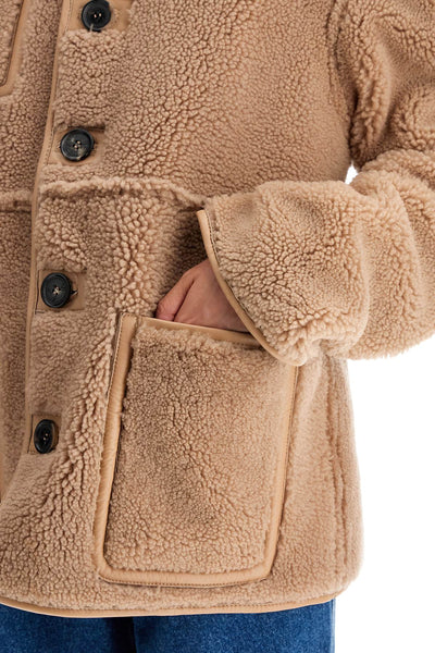 ada reversible shearling jacket 41524 TAN