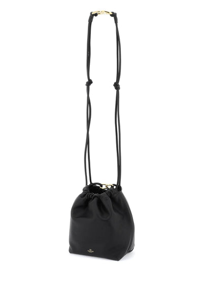 Valentino garavani vlogo pouf bucket bag with 4W0B0N74ZFJ NERO