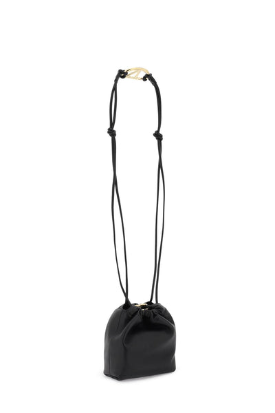 mini vlogo bucket bag with pouf 5W2P0AC3ZFJ NERO