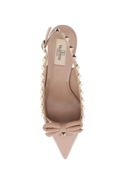 rockstud slingback pumps 5W2S0IB8TZE ROSE CANNELLE