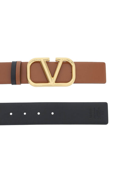 leather vlogo signature reversible belt 5W2T0S11ZFR SELLERIA-NERO