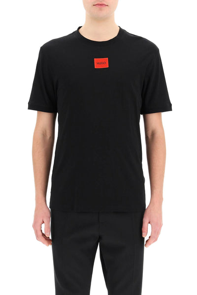 diragolino logo t-shirt 50447978 BLACK